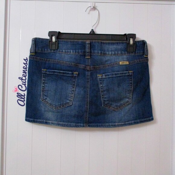 JUST U.S.A. Denim Mini Skirt Size M - Picture 6 of 6